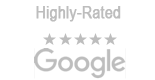 Higly rated on Google