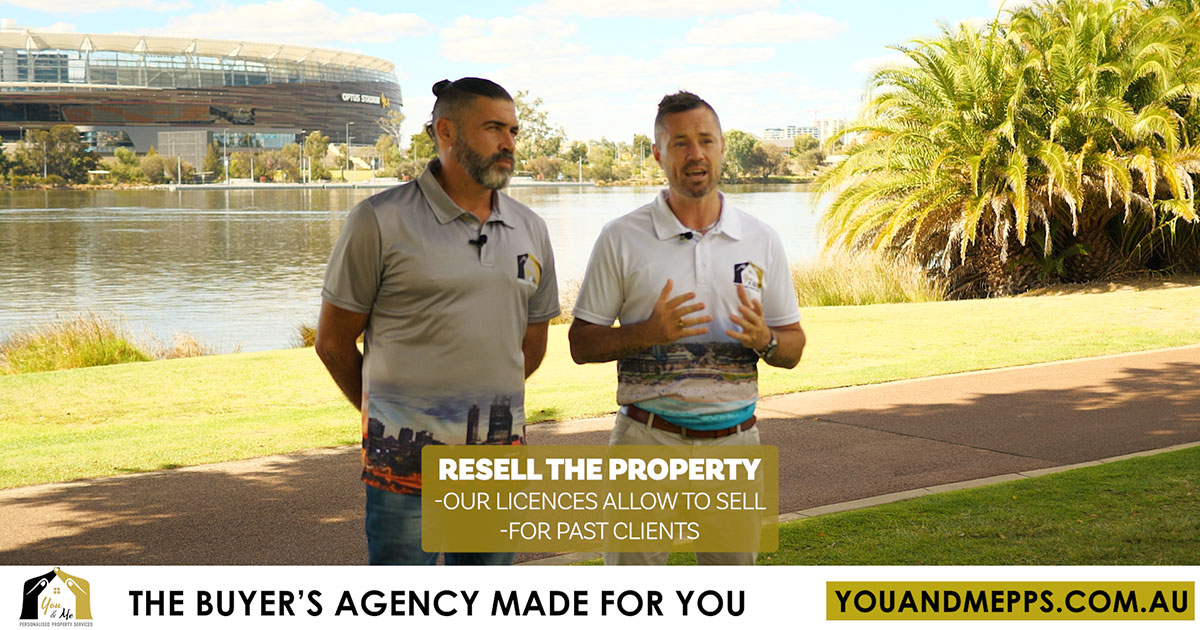 We can help resell properties