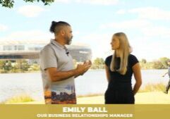 Our new business relationships manager Emily Ball