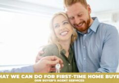 What we can do for first time home buyers with our buyers agent services
